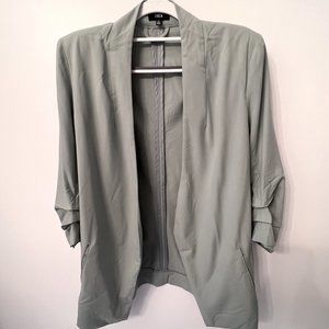 Lucca Lily Open-front blazer in sage